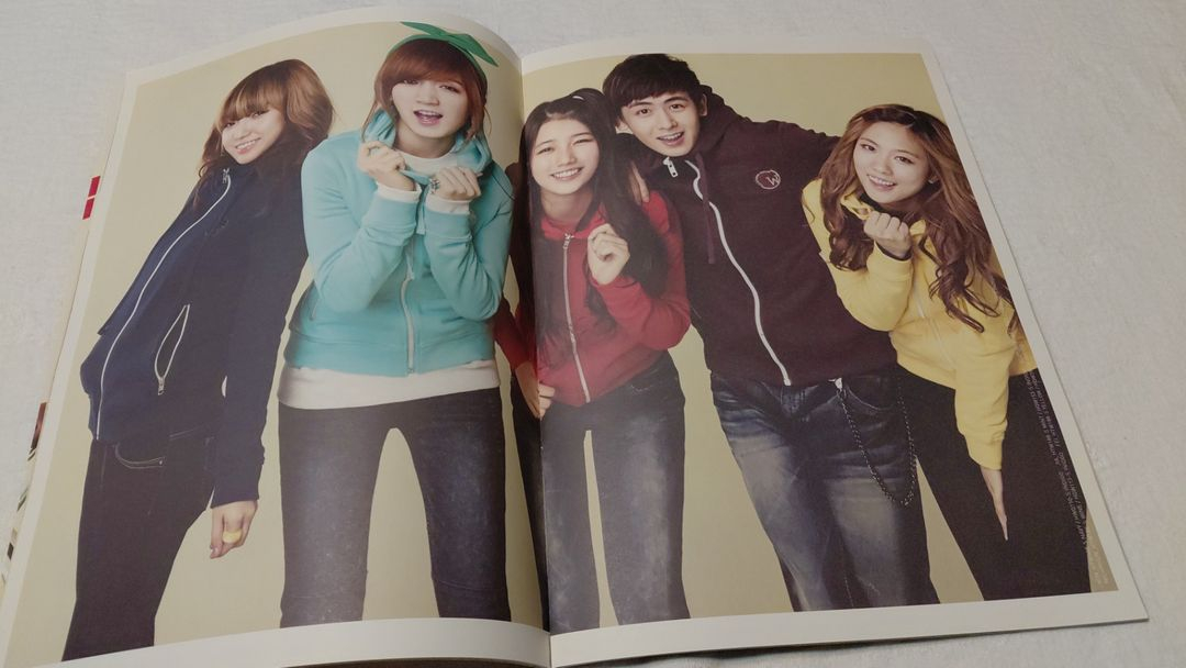 수지 미쓰에이 닉쿤 2012년 에드윈 카달로그 2PM miss a 이미지