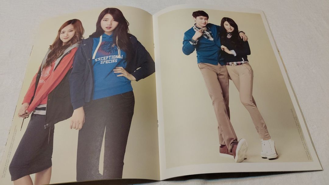 수지 미쓰에이 닉쿤 2012년 에드윈 카달로그 2PM miss a 이미지