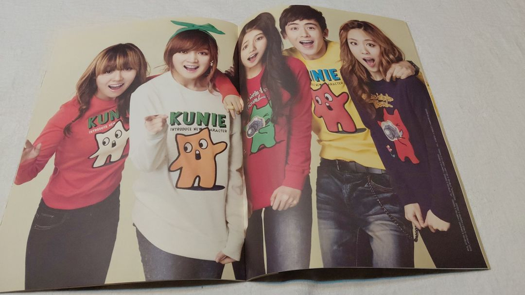 수지 미쓰에이 닉쿤 2012년 에드윈 카달로그 2PM miss a 이미지