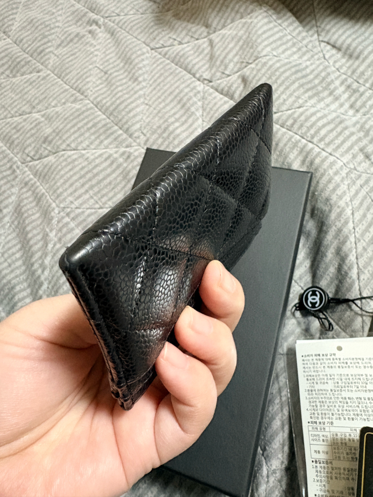 샤넬 캐비어 카드지갑 카드슬롯 31번대--3