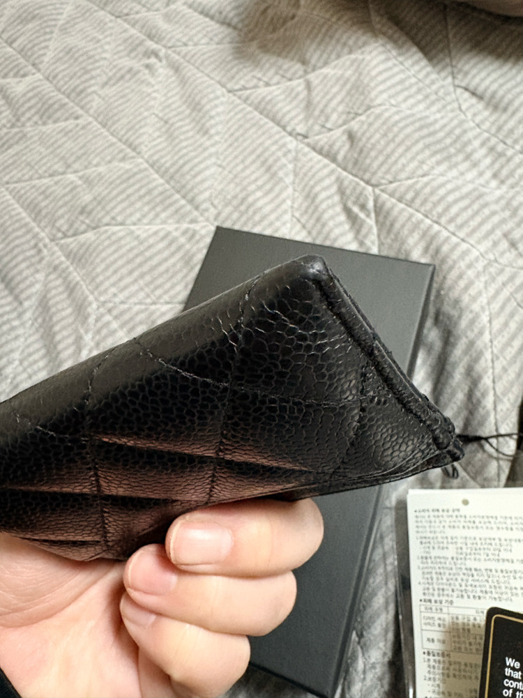 샤넬 캐비어 카드지갑 카드슬롯 31번대--4