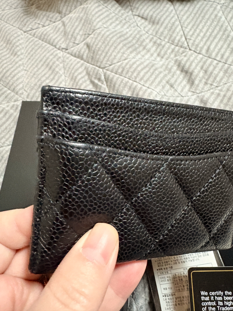 샤넬 캐비어 카드지갑 카드슬롯 31번대--6