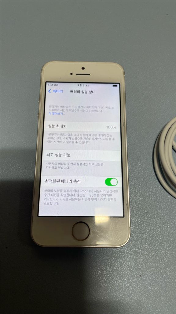 아이폰se1 16기가 거의 새상품인스타 감성 사진찍기좋음모든기능 정상배터리 100프로카메라 무음구성품 ㅡLightn--1