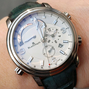 블랑팡 르망 40mm 알랑GMT 18k금통