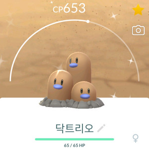 포켓몬고 이로치 닥트리오 XS사이즈 이미지