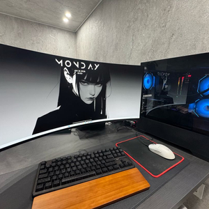 9800x3d컴퓨터,oled모니터 이미지
