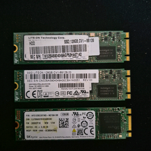 삼성LiteOn 외 M.2 128GB 여러개