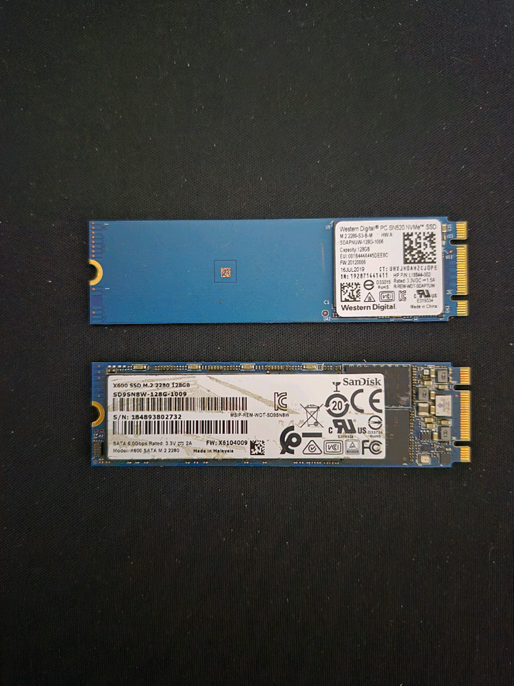 삼성LiteOn 외 M.2 128GB 여러개--1