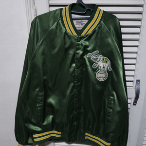 xl 90s 초크라인 스타디움 사틴 바시티자켓