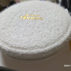 샤넬뷰티 트위드 원형 파우치