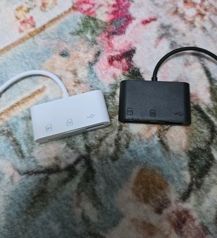 C타입 USB SD TF 리더기 새상품--2