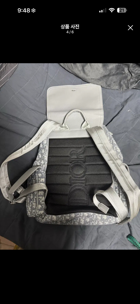 디올 오블리크 패턴 백팩 값만큼--3