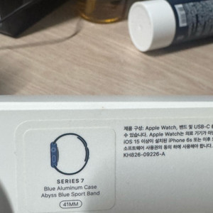 애플워치7 블루 41mm GPS 판매합니다 이미지