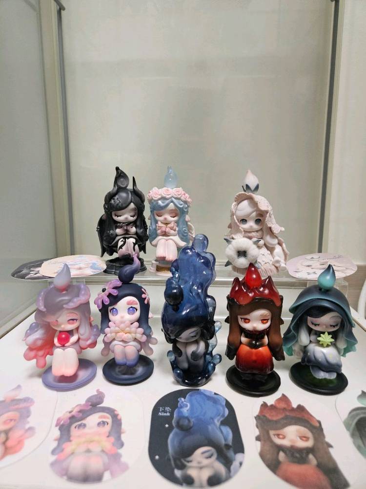 팝마트 차카 촛불의 속삭임 부드러움 메마름 풍요 석양빛 오로라 불꽃놀이 장작 피규어 가샤폰 가챠 캡슐토이 이미지