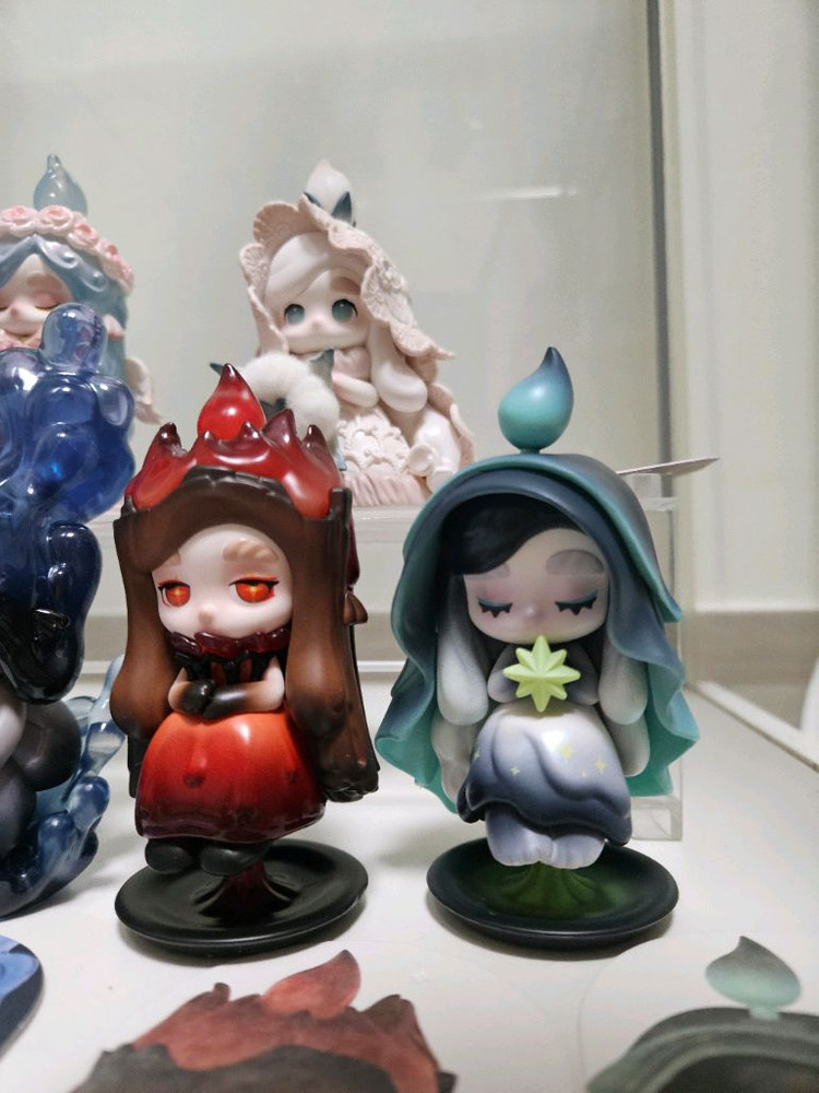 팝마트 차카 촛불의 속삭임 부드러움 메마름 풍요 석양빛 오로라 불꽃놀이 장작 피규어 가샤폰 가챠 캡슐토이 이미지