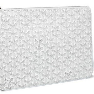 고야드 세나 클러치백 화이트 mm사이즈 새상품