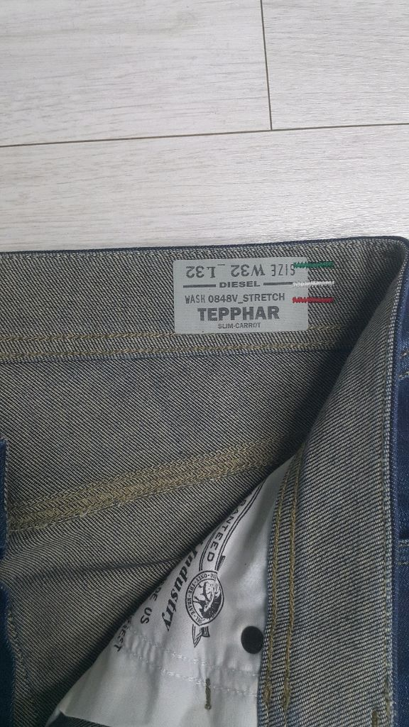 디젤 정품(사방스판) TEPPHAR 이태리진 34인치(No.71)거의새바지!--4