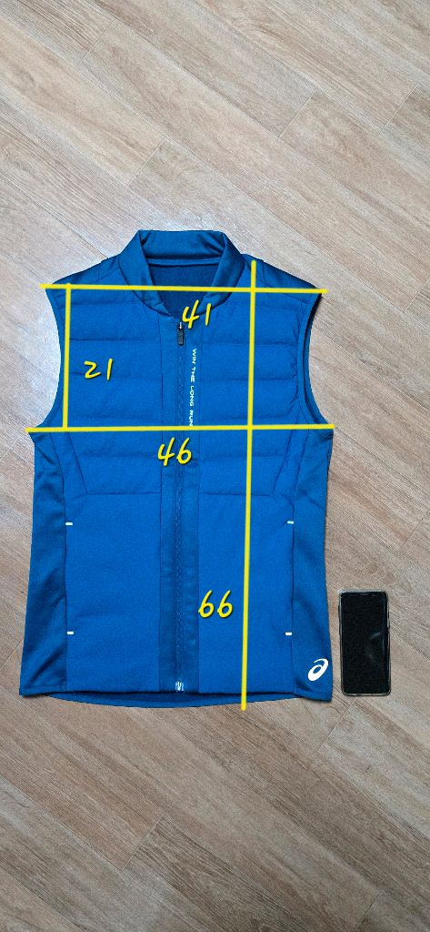 여.90-95) 아식스 여성 다운 패딩조끼 (발열) / 여성 러닝 조끼, 트레이닝 보온 아웃도어--2