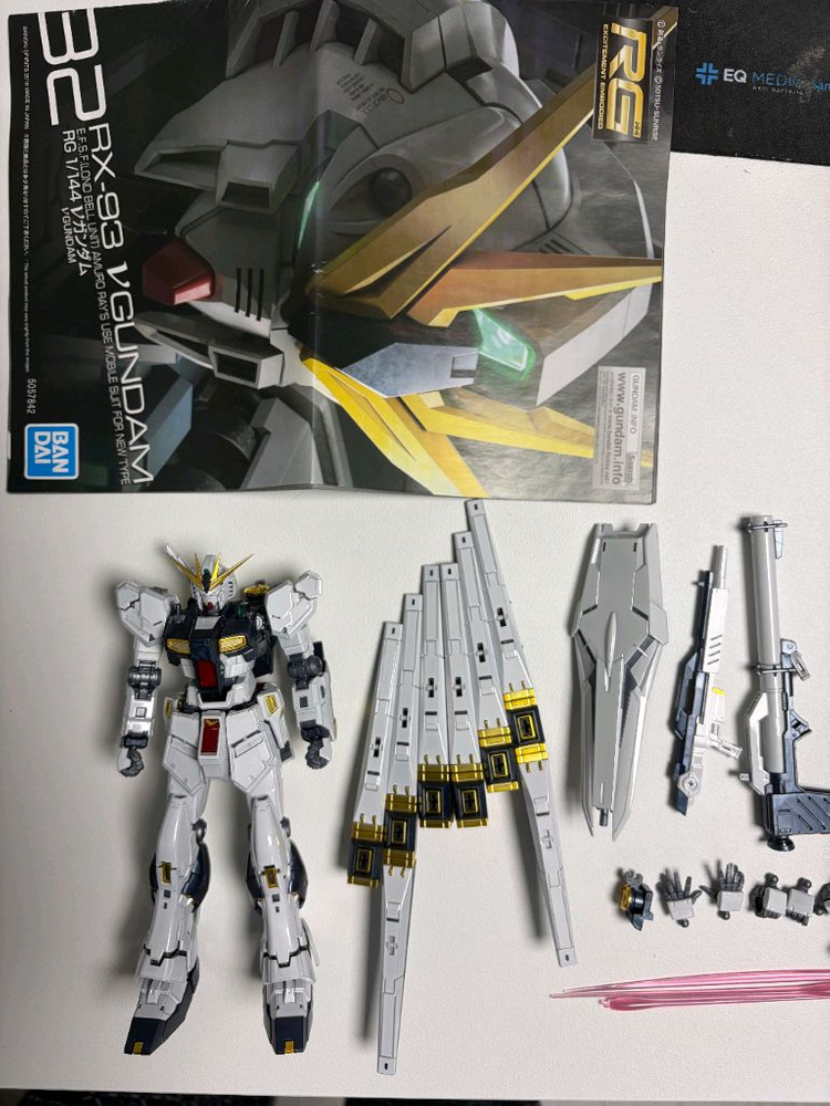 RG 뉴건담 티타늄 피니쉬 가조립--6