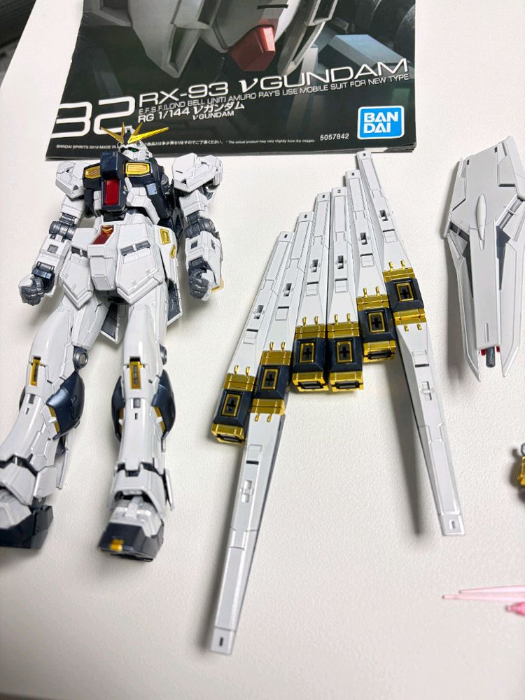 RG 뉴건담 티타늄 피니쉬 가조립--7