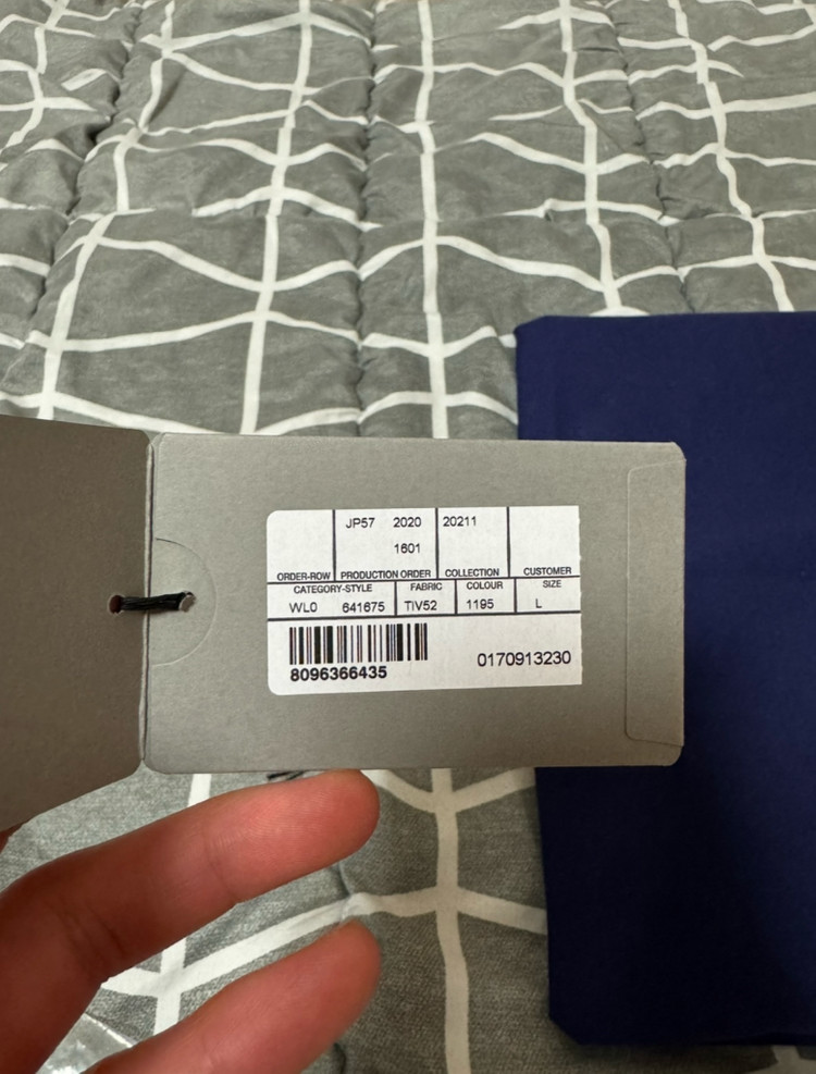 [L] 105-110 발렌시아가 웨이브 로고 블루 티셔츠 반팔--3