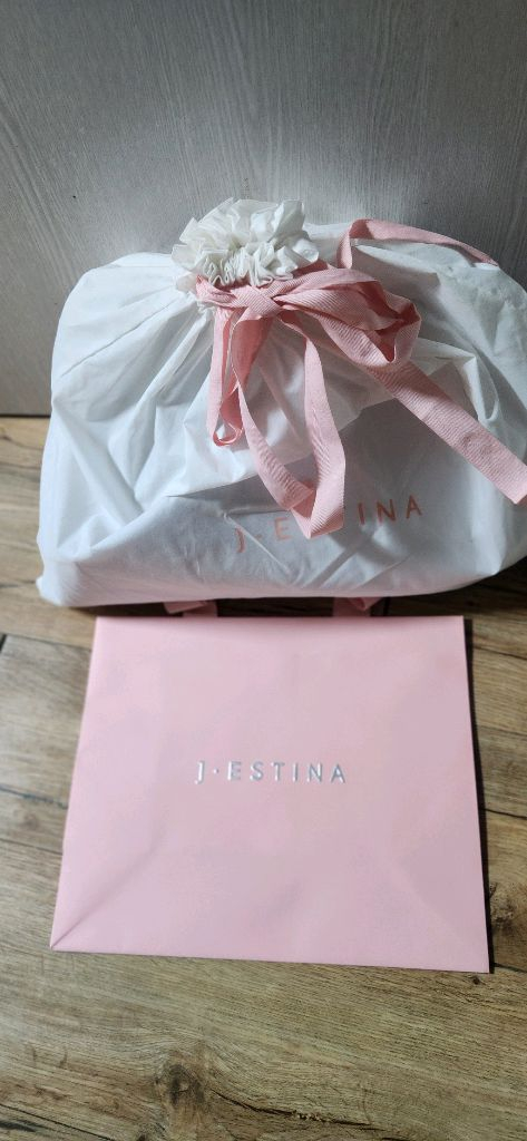 제이에스티나 쇼퍼백 아이보리색상 (완전새제품)--3