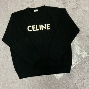 셀린느 오버 니트 블랙