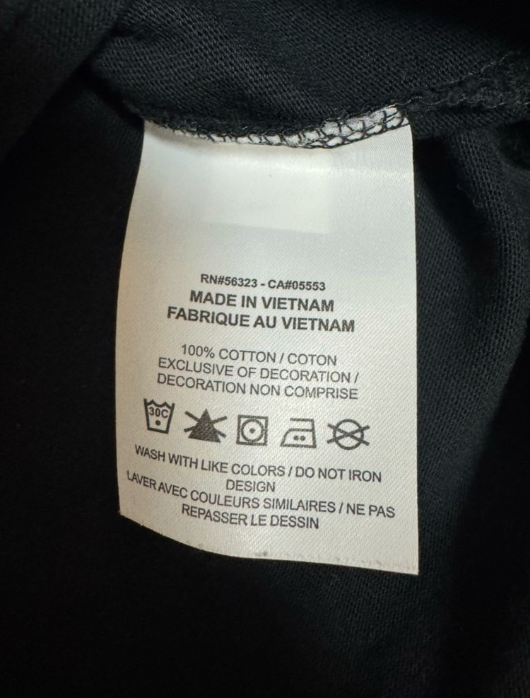 [XL] 105-110 나이키 스투시 월드투어 티셔츠 블랙 - US/EU--4