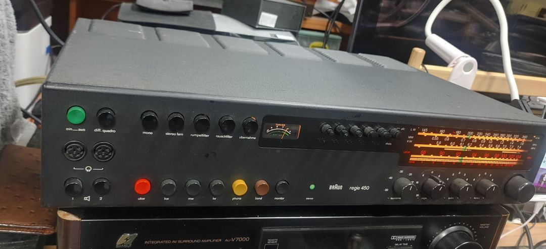 브라운 regie 450 리시버 앰프 이미지