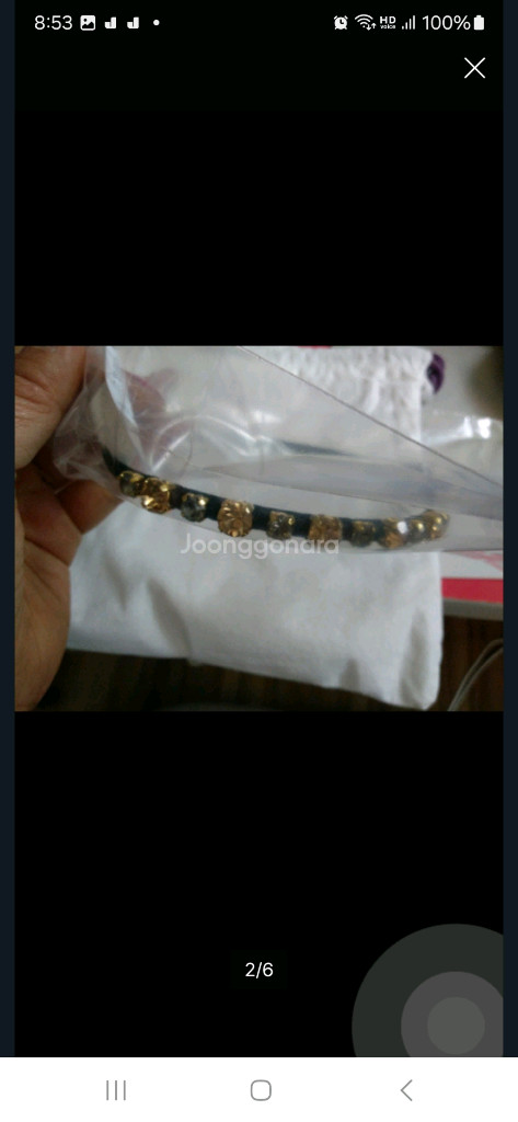 제이에스티나 헤어밴드 2개 값 ~새제품 정가15만원씩--1