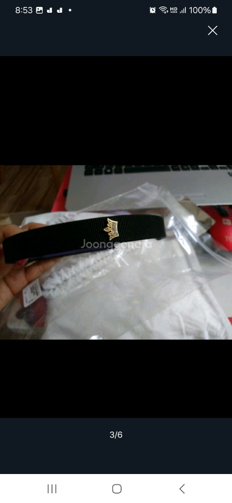 제이에스티나 헤어밴드 2개 값 ~새제품 정가15만원씩--2