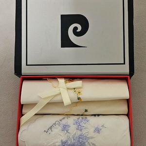 피에르 가르뎅 여성손수건 2p세트 새상품