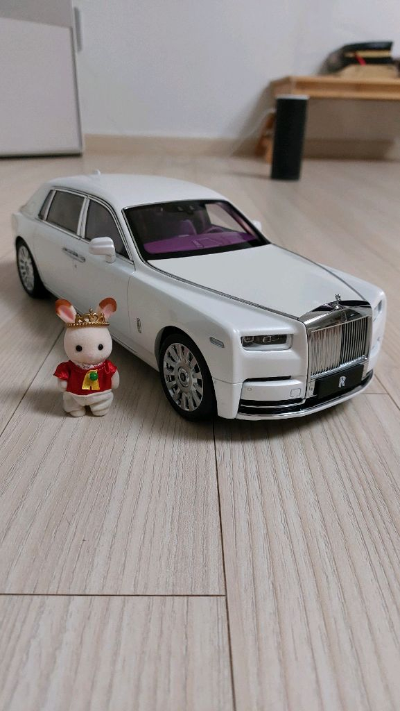 켕파이 롤스로이스 팬텀 화이트 모형 자동차 다이캐스트 판매합니다 (오토아트, 교쇼, 미니챔프, 노레브, 마이스토,) 이미지