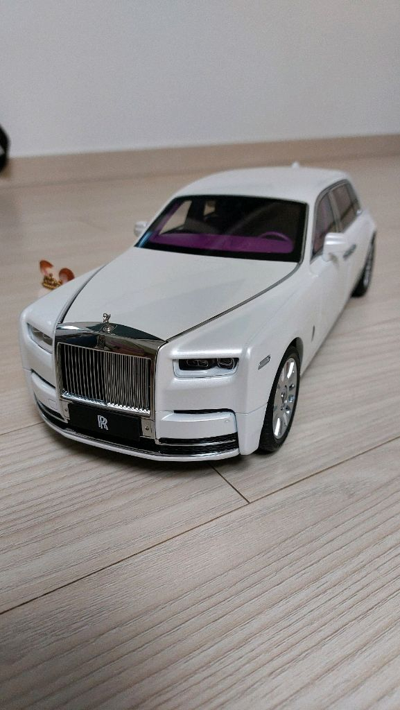 켕파이 롤스로이스 팬텀 화이트 모형 자동차 다이캐스트 판매합니다 (오토아트, 교쇼, 미니챔프, 노레브, 마이스토,) 이미지