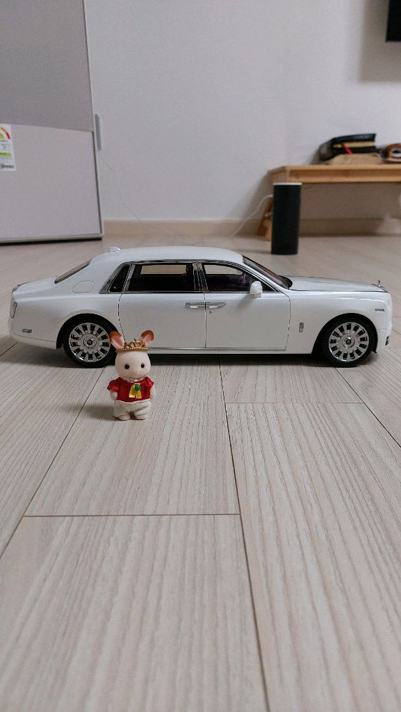 켕파이 롤스로이스 팬텀 화이트 모형 자동차 다이캐스트 판매합니다 (오토아트, 교쇼, 미니챔프, 노레브, 마이스토,) 이미지