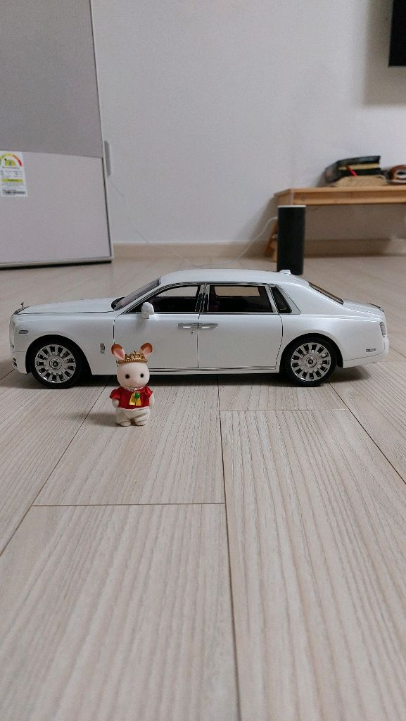 켕파이 롤스로이스 팬텀 화이트 모형 자동차 다이캐스트 판매합니다 (오토아트, 교쇼, 미니챔프, 노레브, 마이스토,) 이미지