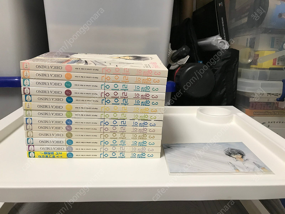 만화책 코믹스 3월의 라이온 1~13권 일부 초판, 학산문화사 이벤트 당첨 엽서 세트--2