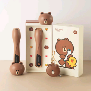 듀얼소닉 이펙트 라인프렌즈 브라운 에디션 무제한샷 집중초음파 하이푸 리프팅 팔자 이중턱 관리에 아주 효과적!!!! 이미지