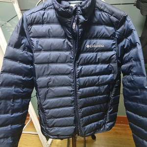 컬럼비아 경량 패딩 네이비 90