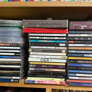 CD 음반 이상은 비틀즈 허클베리핀 델리스파이스 등등