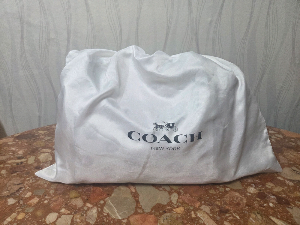 코치 가죽 토트앤 숄더백--9