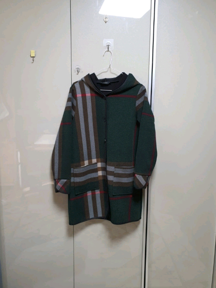 비비올리비아 여성 체크 후드 점퍼(55권장)/ 만원--0