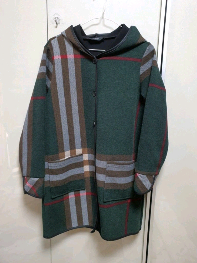 비비올리비아 여성 체크 후드 점퍼(55권장)/ 만원--1