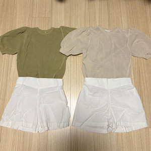 쌍둥이딸둥이 시호시재반바지xxl 반팔니트