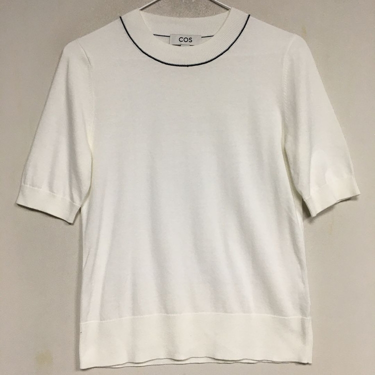 COS 코스 슬리브 반팔 니트 xs--1