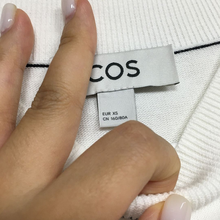 COS 코스 슬리브 반팔 니트 xs--2