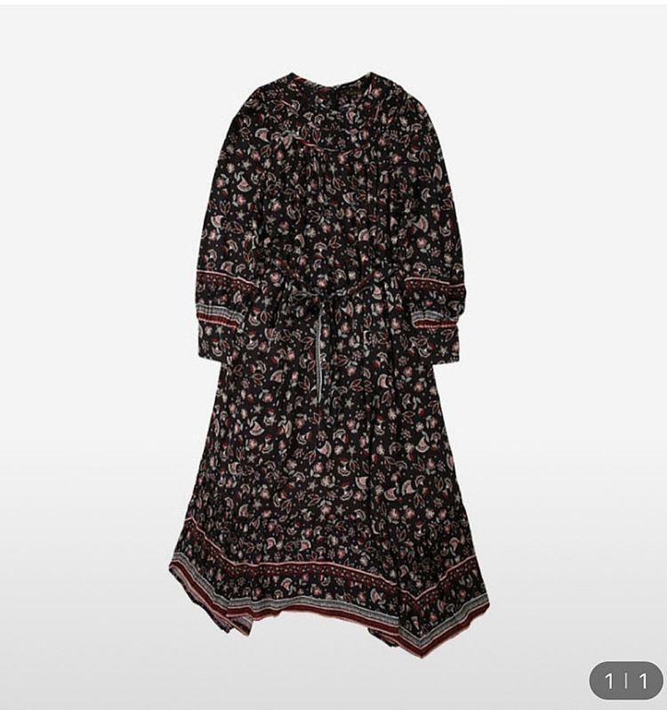 새옷 S 보더 롱 패턴 원피스 써스데이아일랜드--9