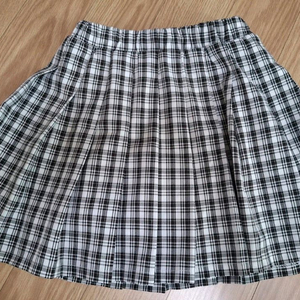 셀덴 140호 여아 체크 플리츠 스커트 이미지