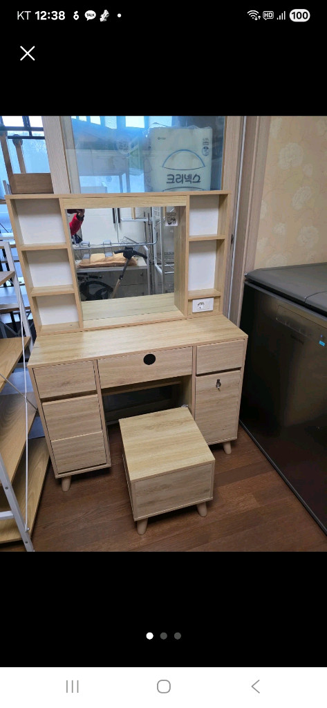 거울 화장대 세트--2