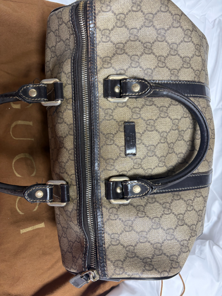 GG 캔버스 보스턴백--3